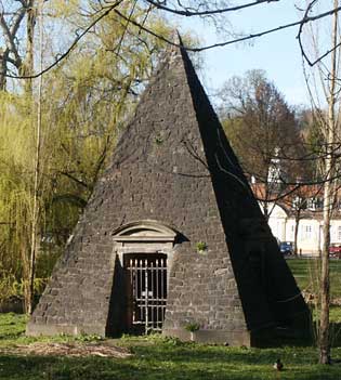 Pyramid at the site of the Congress of Wilhelmsbad