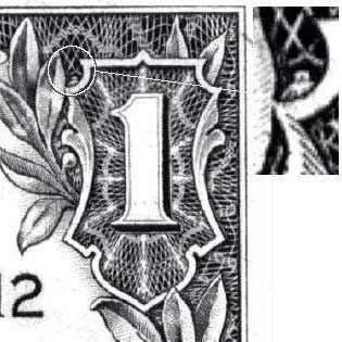 Owl on the front of the dollar bill