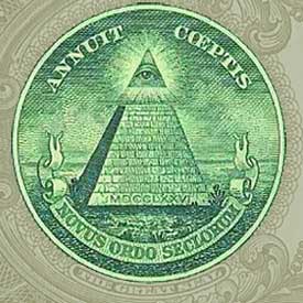 Reverse of Great Seal as seen on the one dollar bill