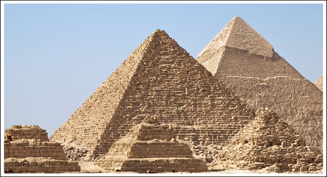 Pyramid - The pyramid is used in combination the All-Seeing Eye on the Great Seal of the United States