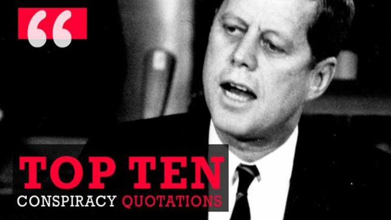 Top Ten Conspiracy Quotes